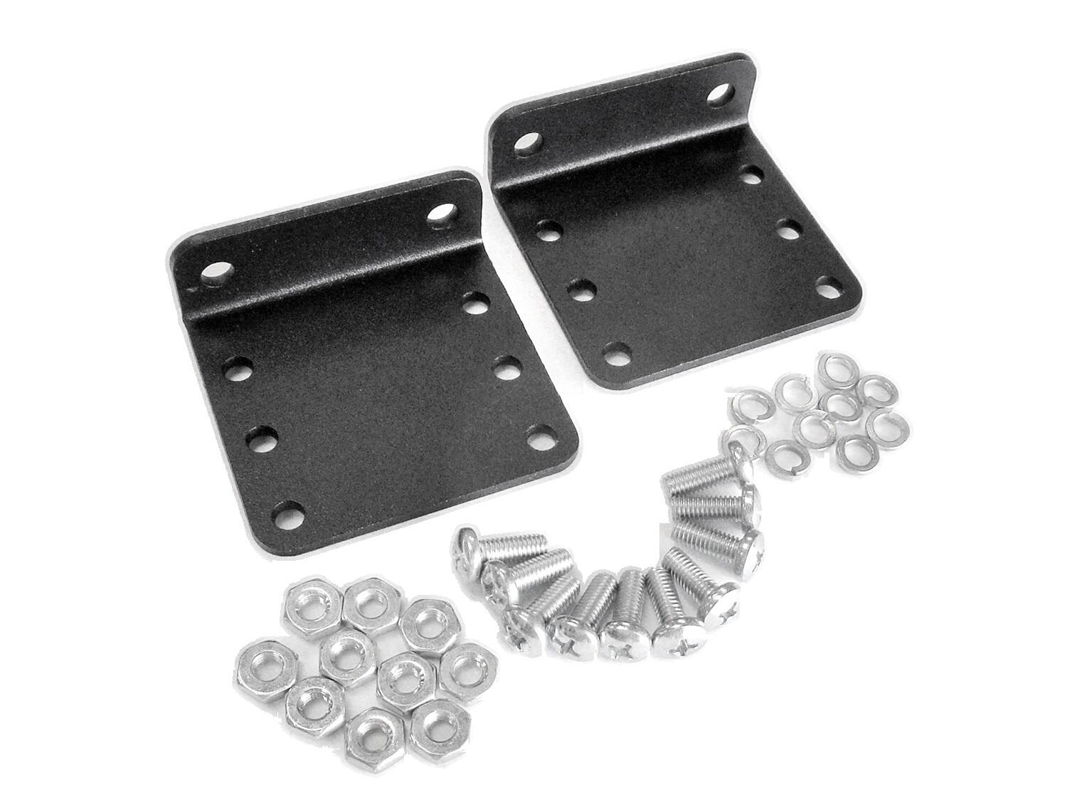 AMP Research 74601-01A L Bracket Kit for 1998-2017 Nissan Frontier, 1984-2004 Toyota All Models, 1993-1998 Toyota T-100
