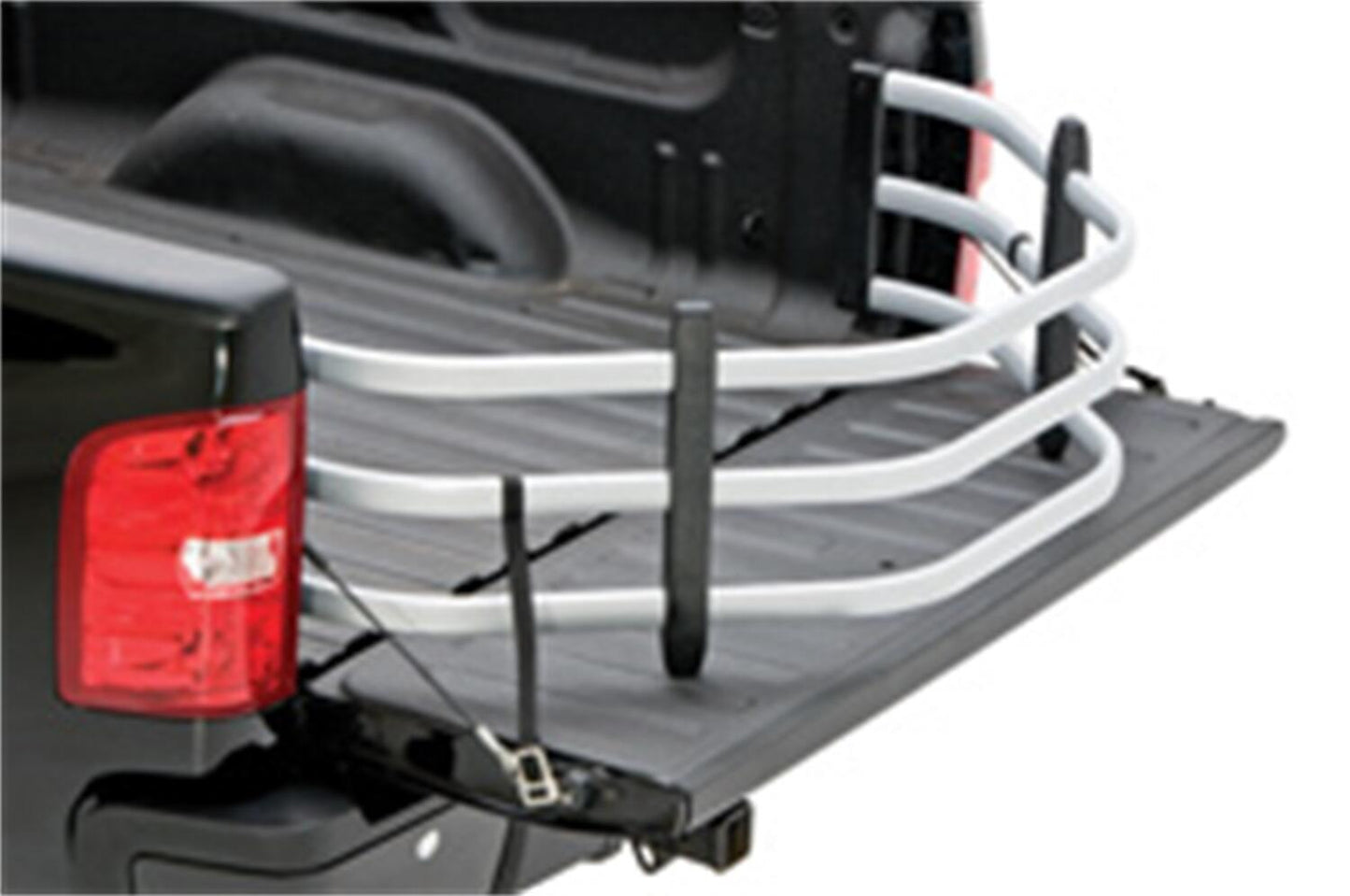 AMP Research 74804-00A Silver BedXTender HD Sport for Silverado/Sierra, Ford F150/F250/F350 (Excl models with Tailgate Step), Nissan Titan, Dodge Ram 1500/2500/3500 (Dually requires kit 74610-01A), Ram 1500 Classic, Toyota Tundra, Standard Bed
