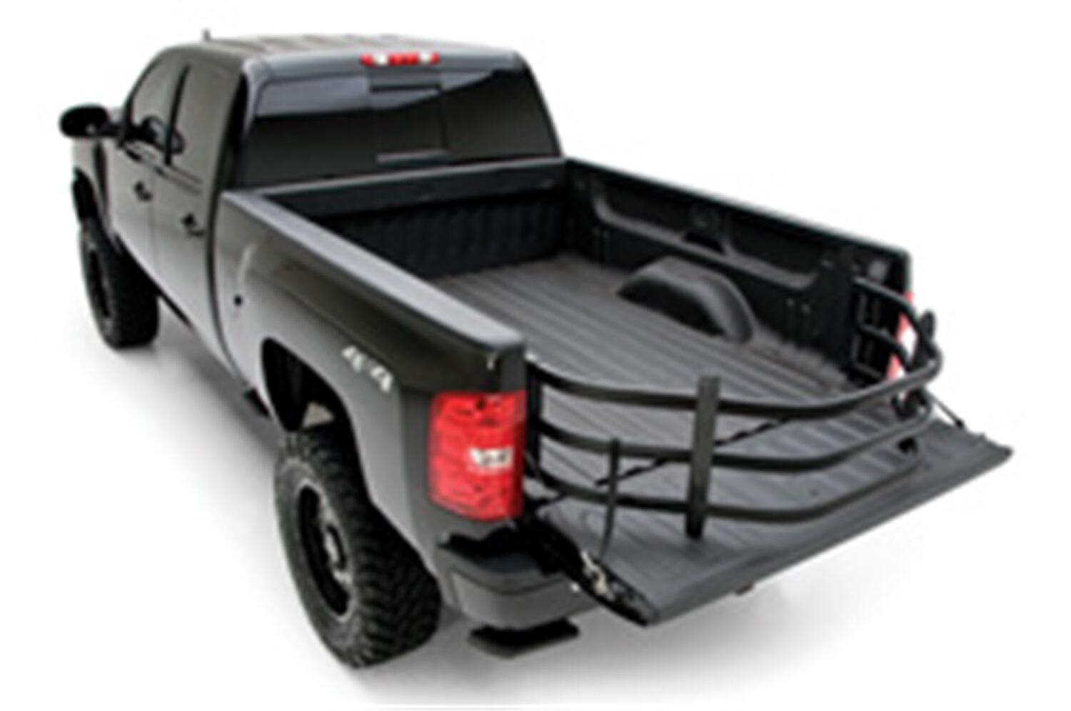 AMP Research 74804-01A Black BedXTender HD Sport for Silverado/Sierra, Ford F150/F250/F350 (w/oTailgate Step), Nissan Titan, Dodge Ram 1500/2500/3500 (Dually requires kit 74610-01A), Ram 1500 Classic, Toyota Tundra, Standard Bed