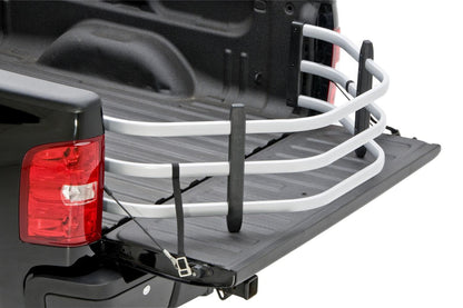 AMP Research 74805-00A Silver BedXTender HD Sport Truck Bed Extender for 2007-2018 Silverado/Sierra 1500 (Incl 2019 Silverado LD/Sierra Limited), 2007-2019 Silverado/Sierra 2500/3500, Standard Bed