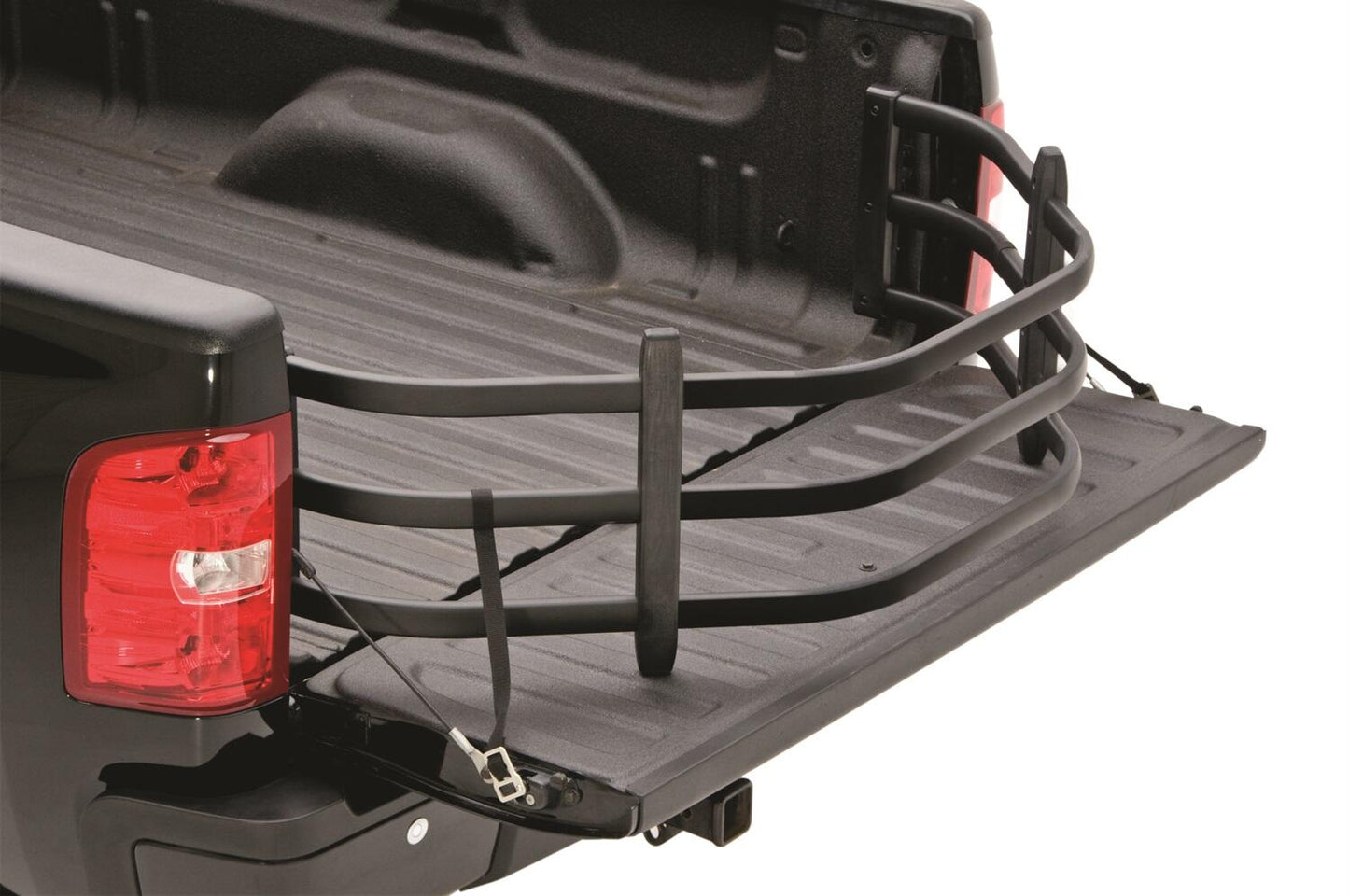 AMP Research 74805-01A Black BedXTender HD Sport Truck Bed Extender for 2007-2018 Silverado/Sierra 1500 (Incl 2019 Silverado LD/Sierra Limited), 2007-2019 Silverado/Sierra 2500/3500, Standard Bed
