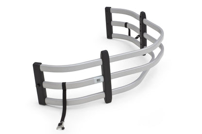 AMP Research 74809-00A Silver BedXTender HD Moto for 04-12 Colorado/Canyon, 1996-2004 Sonoma, 1987-2011 Dodge Dakota, 1998-2017 Nissan Frontier, 00-06 Toyota Tundra, 05-15 Toyota Tacoma, 1998-2006 Mazda B-Series, 07-09 Mitsubishi Raider, Standard Bed