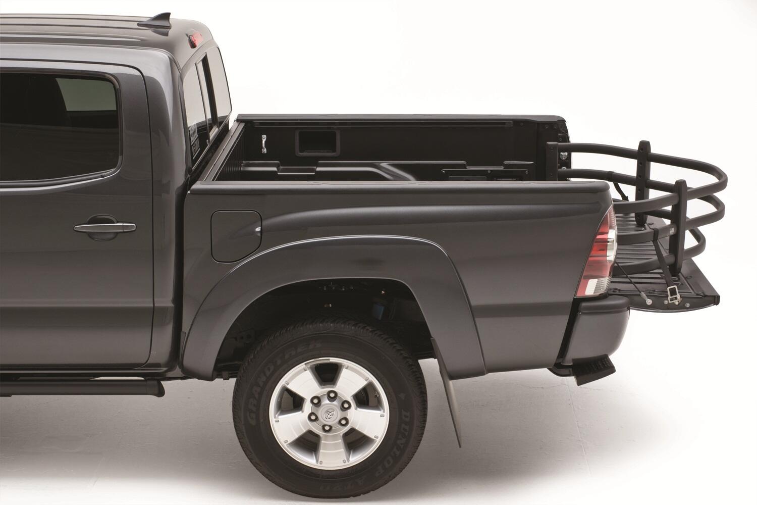AMP Research 74809-01A Black BedXTender HD Moto for 04-12 Colorado/Canyon, 1996-2004 Sonoma, 1987-2011 Dodge Dakota, 1998-2017 Nissan Frontier, 00-06 Toyota Tundra, 05-15 Toyota Tacoma, 1998-2006 Mazda B-Series, 07-09 Mitsubishi Raider, Standard Bed