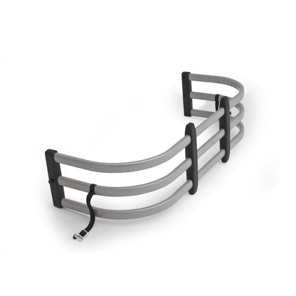 AMP Research 74811-00A Silver BedXTender HD Max Truck Bed Extender for 1998-2017 Nissan Frontier, 2000-2006 Toyota Tundra, 2005-2022 Toyota Tacoma (Requires 74601-01A for installation), Standard Bed