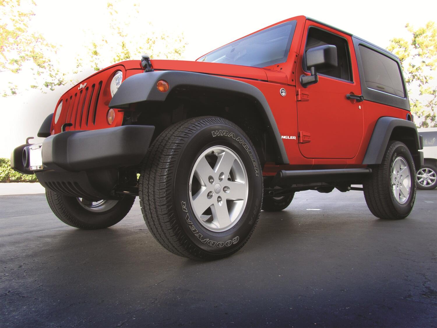 AMP Research 75121-01A PowerStep Electric Running Boards for 2007-2017 Jeep Wrangler JK, 2-Door