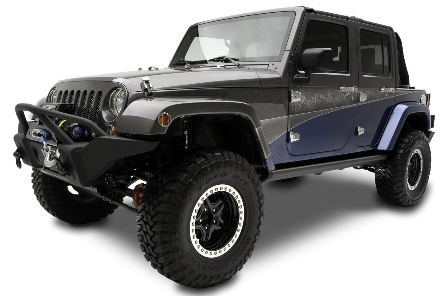 AMP Research 75122-01A PowerStep Electric Running Boards for 2007-2017 Jeep Wrangler JK Unlimited, 4-Door