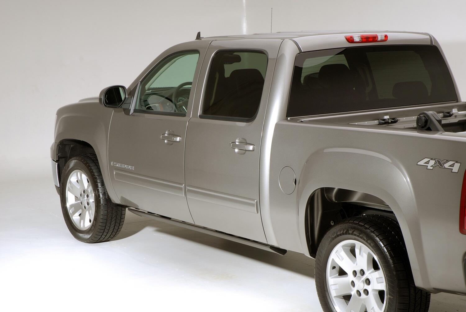 AMP Research 75126-01A PowerStep Electric Running Boards for 2007-2013 Chevrolet Silverado 1500/GMC Sierra 1500, 2007-2014 Chevrolet Silverado/GMC Sierra 2500/3500 (Excludes 2011-2014 Diesel Models), Extended/Crew Cab
