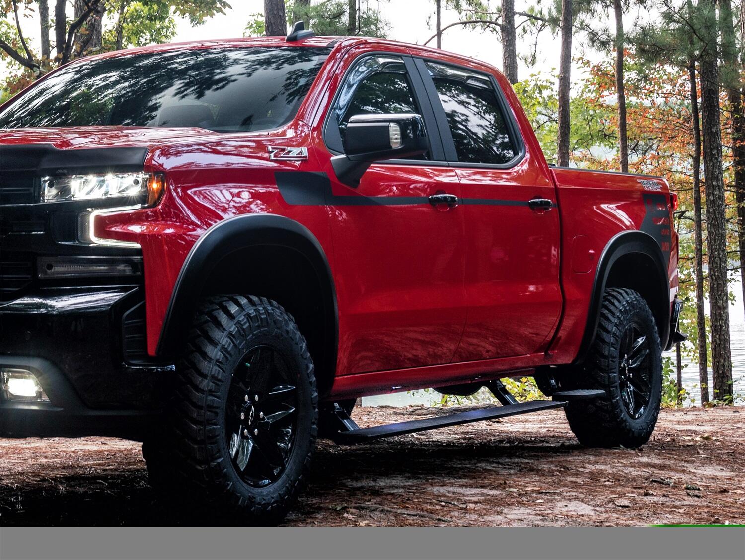 AMP Research 76147-01A PowerStep Electric Running Boards Plug N Play System for 2015-2016 Silverado/Sierra 2500/3500 Diesel Only Double and Crew Cab