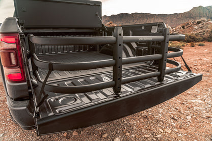 AMP Research 74840-01A Black BedXTender HD Max Truck Bed Extender for 2019-2021 Ram 1500, Standard Bed