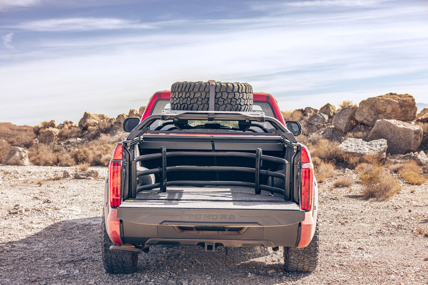 AMP Research 75329-01A BedStep Retractable Bumper Step for 22-26 Toyota Tundra