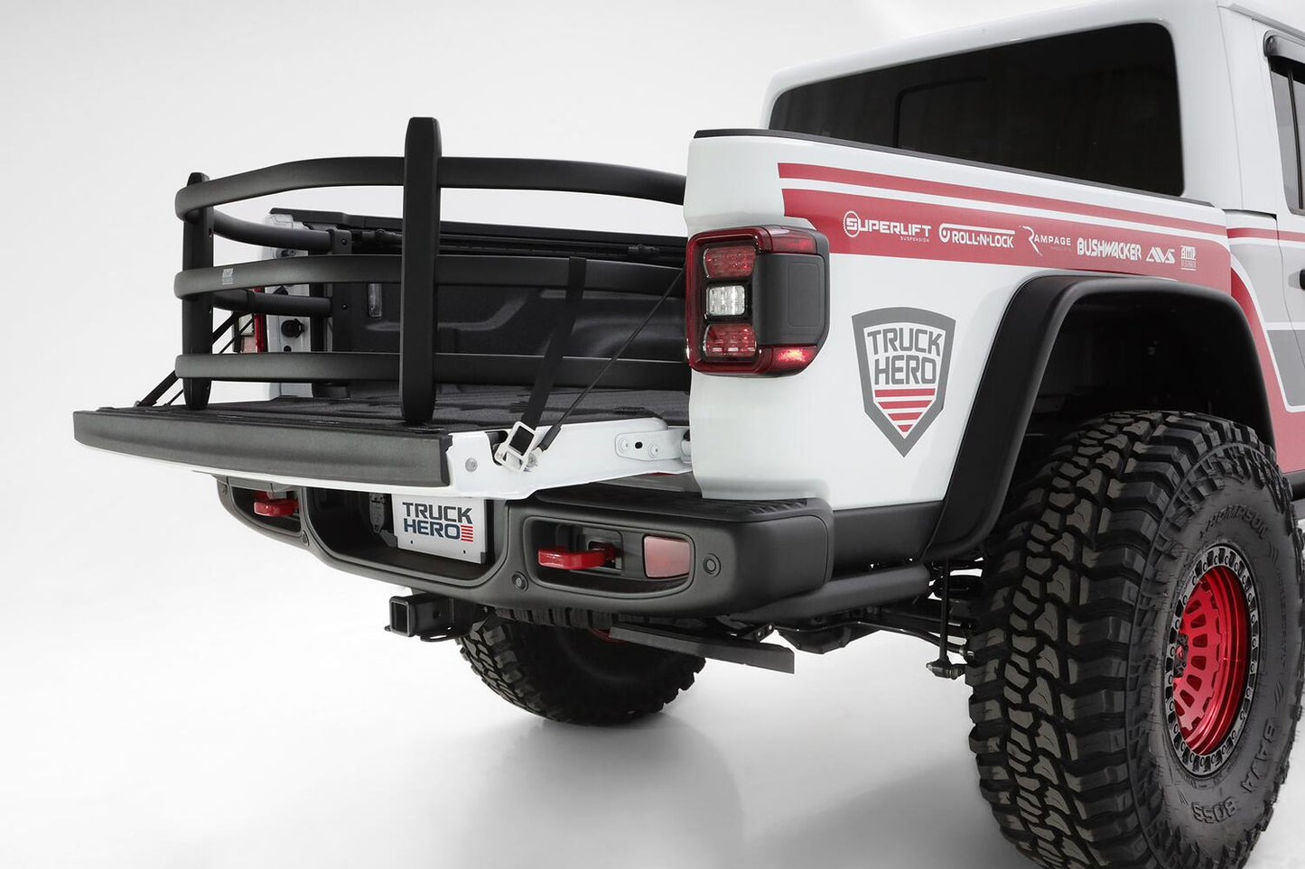 AMP Research 74833-01A BedXTender HD Sport Truck Bed Extender 20-24 Jeep Gladiator